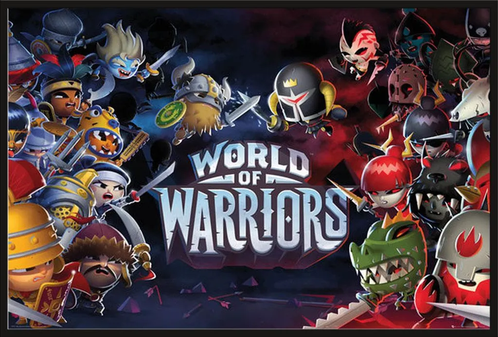 Affiche Personnages World of Warriors pour Déco de Chambre et Cadre