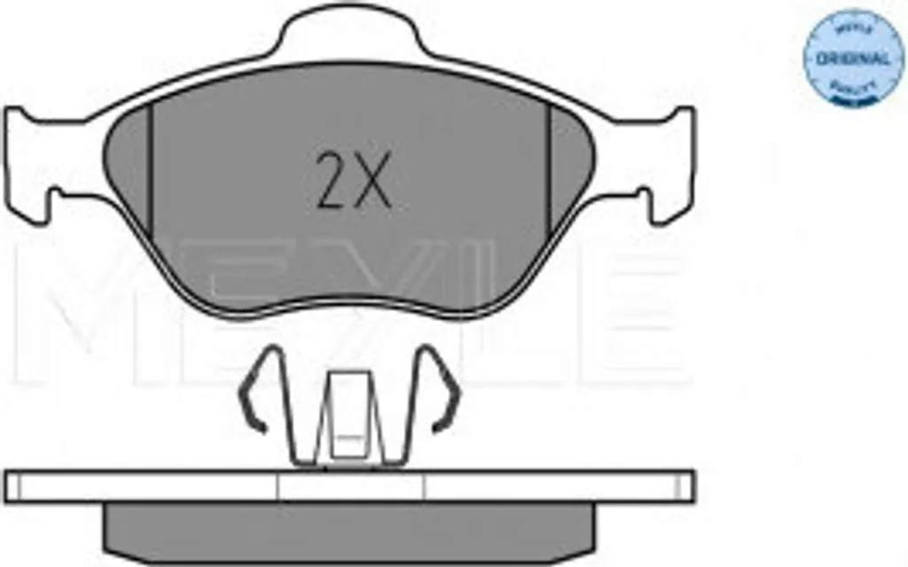 Plaquettes de Frein Anti-Bruit pour Ford Fiesta et KA - Solution OE 1101462