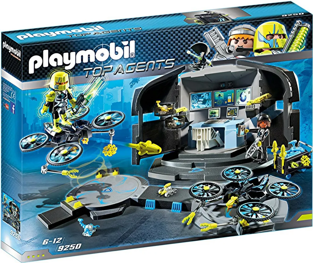 PLAYMOBIL Top Agents 9250 Centre de Commandement du Dr. Drone Labo - 3