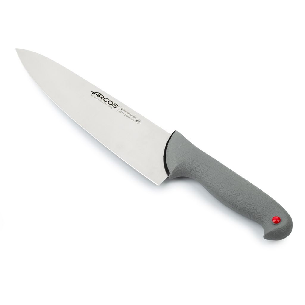 Kochmesser Arcos Farbe - Prof 241100 Edelstahl Nitrum und mango ergonomisches Polypropylen und 25 cm Klinge, Vitrine