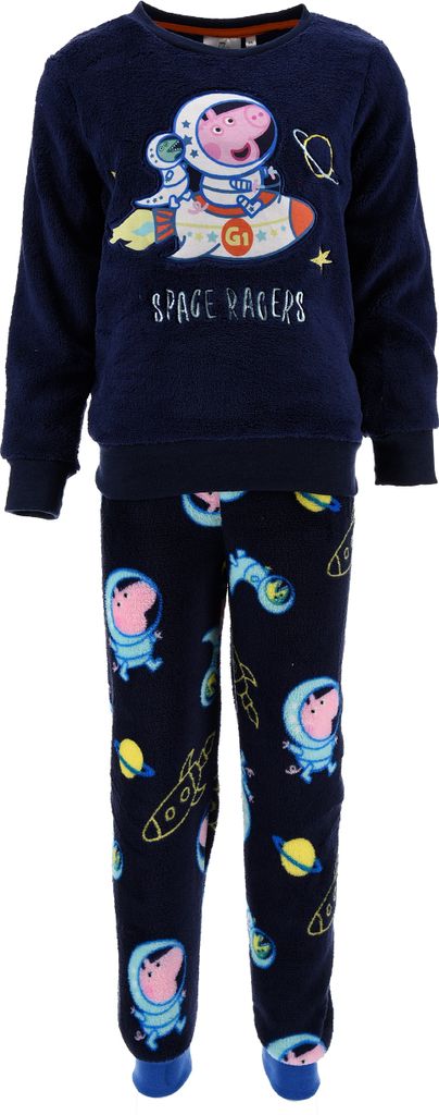 Peppa Wutz Pig George Kinder Winter Schlafanzug Jungen Produktbild 