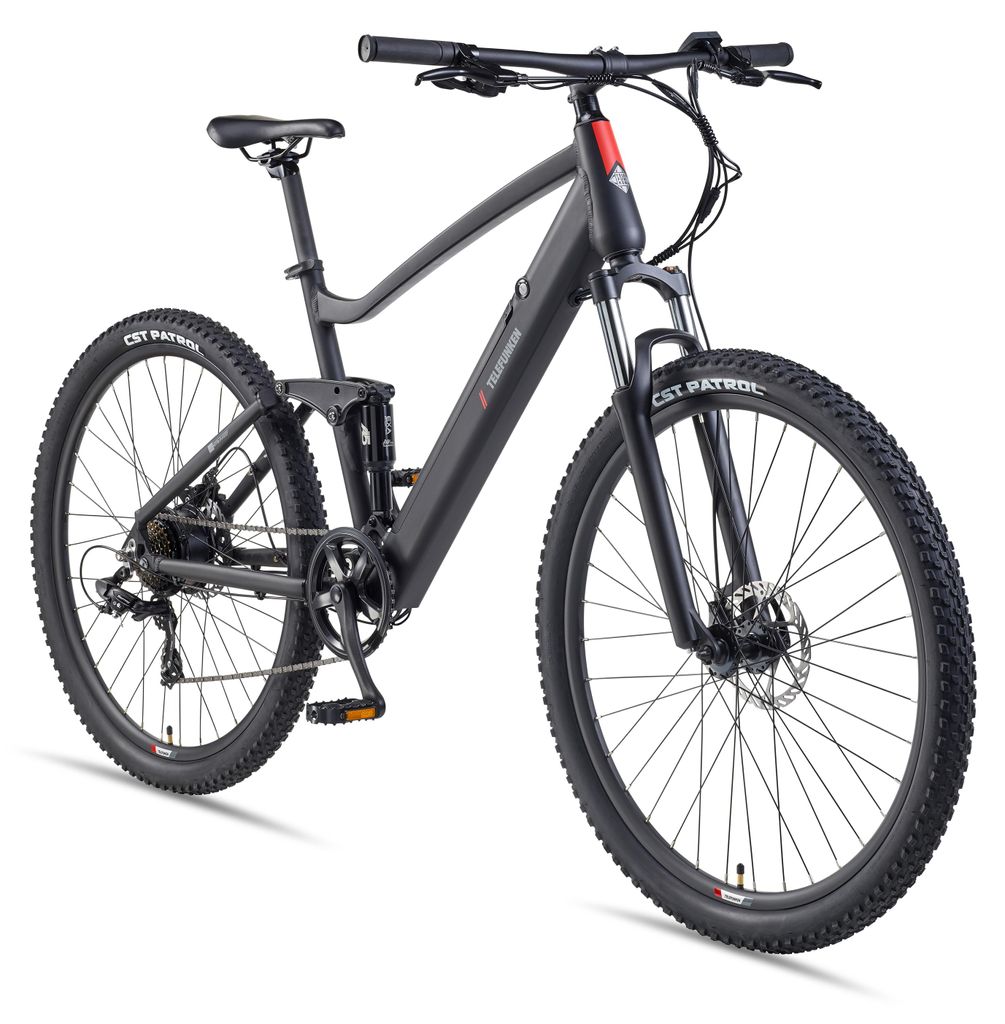 Telefunken E-Bike M937 29 Zoll mit 7 Gang Shimano Kettenschaltung - Hinterradmotor 250W / 40Nm - 13,6Ah / 36V Li-Ion Akku