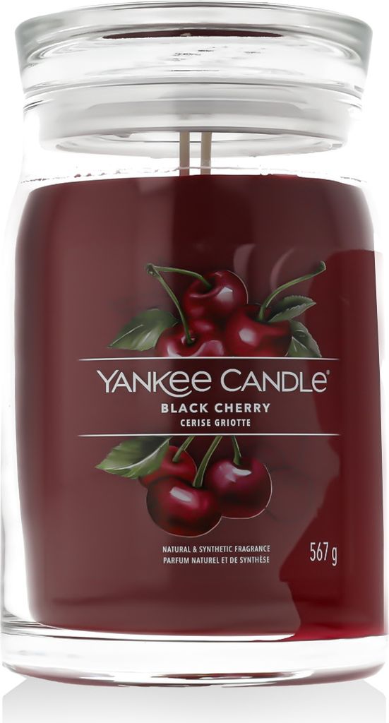 Yankee Candle Black Cherry Signatur Kerze 567 g Produktbild 