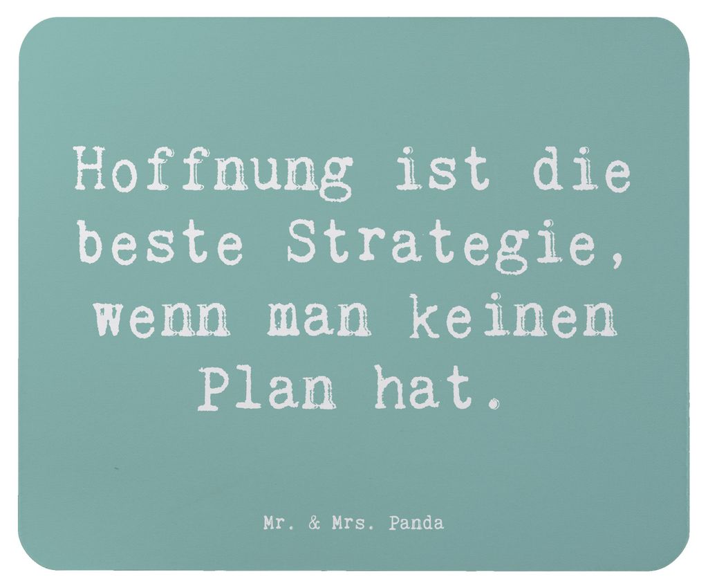 Mr. & Mrs. Panda Mauspad Spruch Hoffnung Strategie - Produktbild 