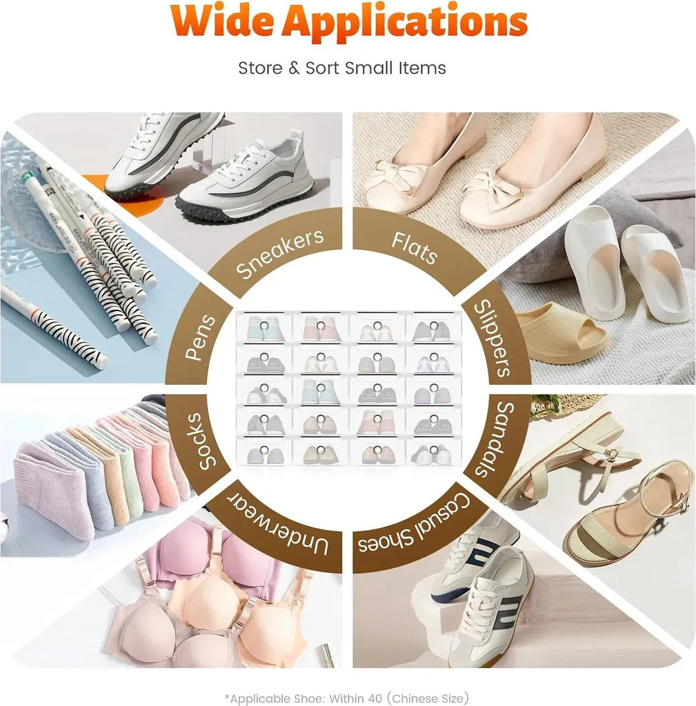 Rangement pour chaussures gain de place pour placard et dressing fermé