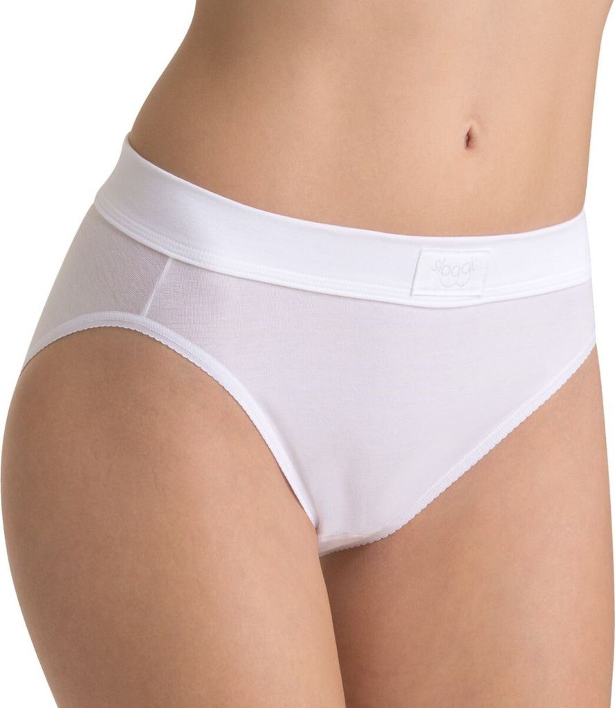 sloggi 3er Pack Double Comfort Tai Slip Perfekter Sitz, Mit feinen Details, Angenehm auf der Haut