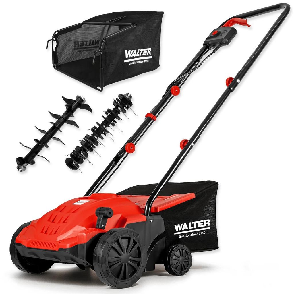 WALTER 2 in 1 Elektro Vertikutierer und Rasenlüfter 1500 W, Produktbild 