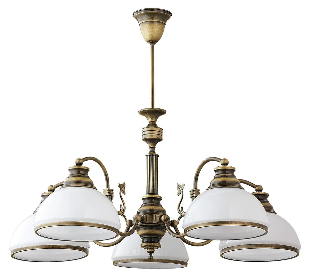 Lustre en laiton pour grande hauteur sous plafond - Zeus Jupiter 70cm