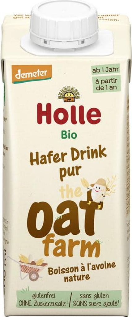 NAPÓJ OWSIANY BEZ DODATKU CUKRÓW BEZGLUTENOWY OD 1 ROKU DEMETER BIO 200 ml - HOLLE