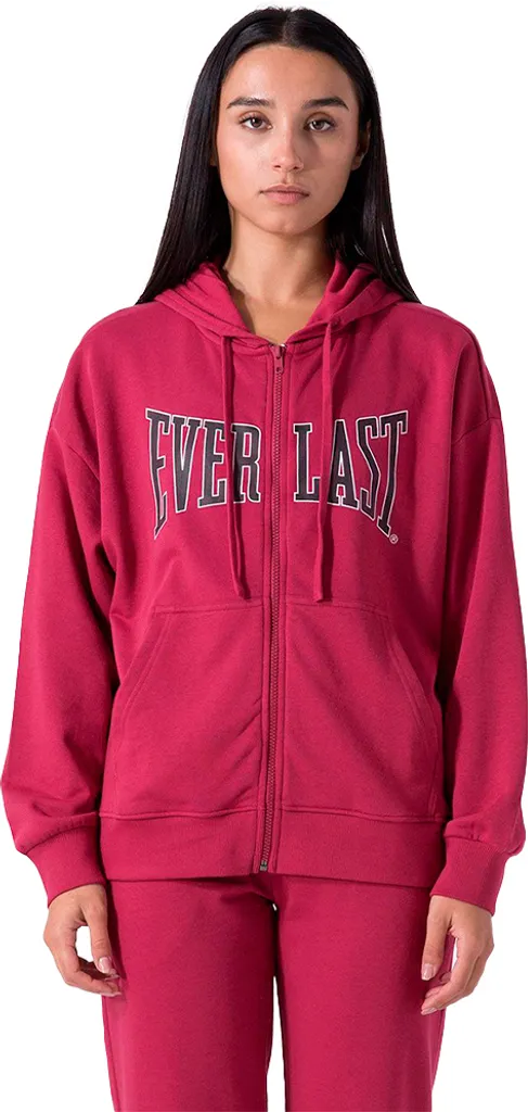 Veste de sport à capuche Everlast Amaranth - Sweat zippé en coton doux