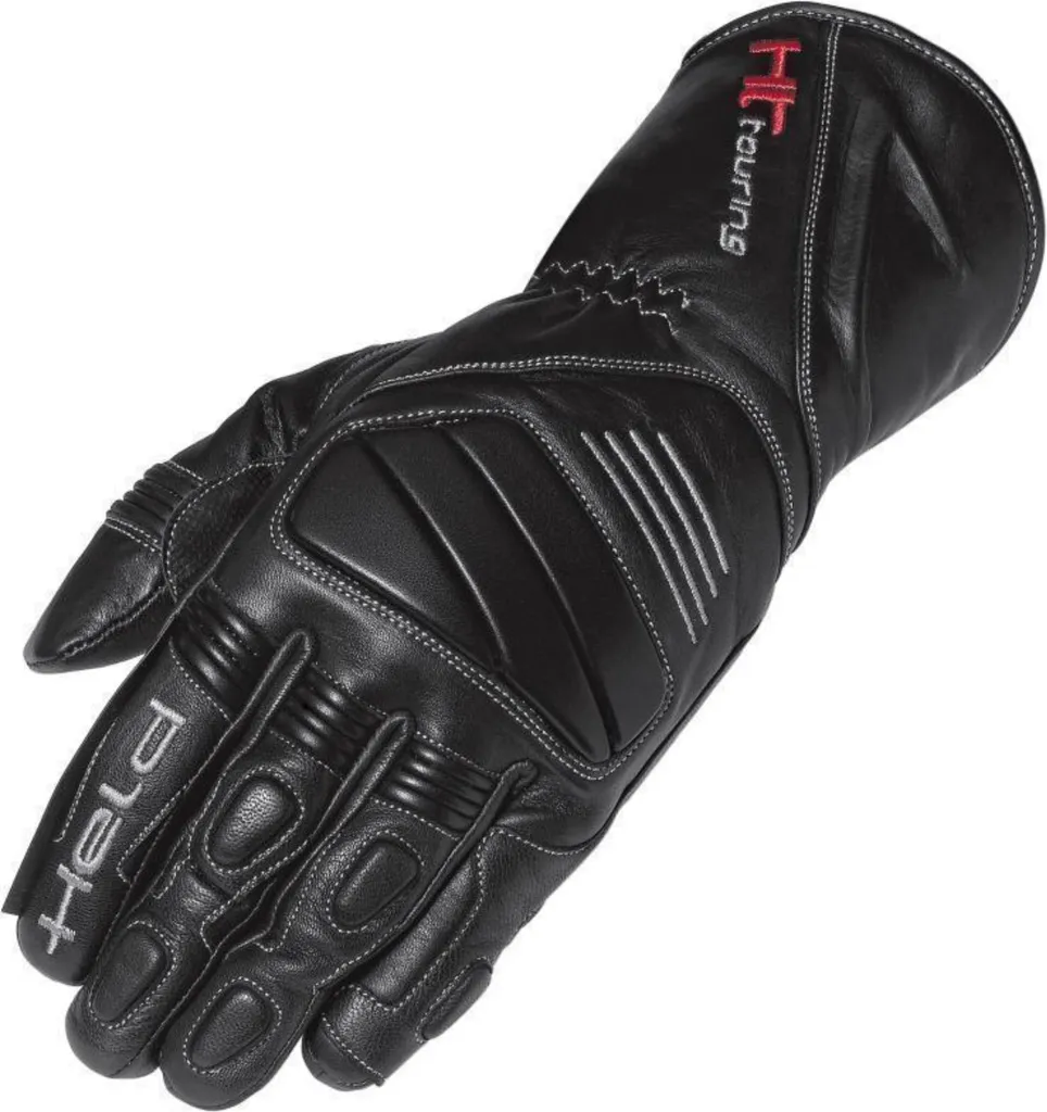 Gants de moto Held Sparrow Noir - Gants Cuir Mi-Saison pour Homme