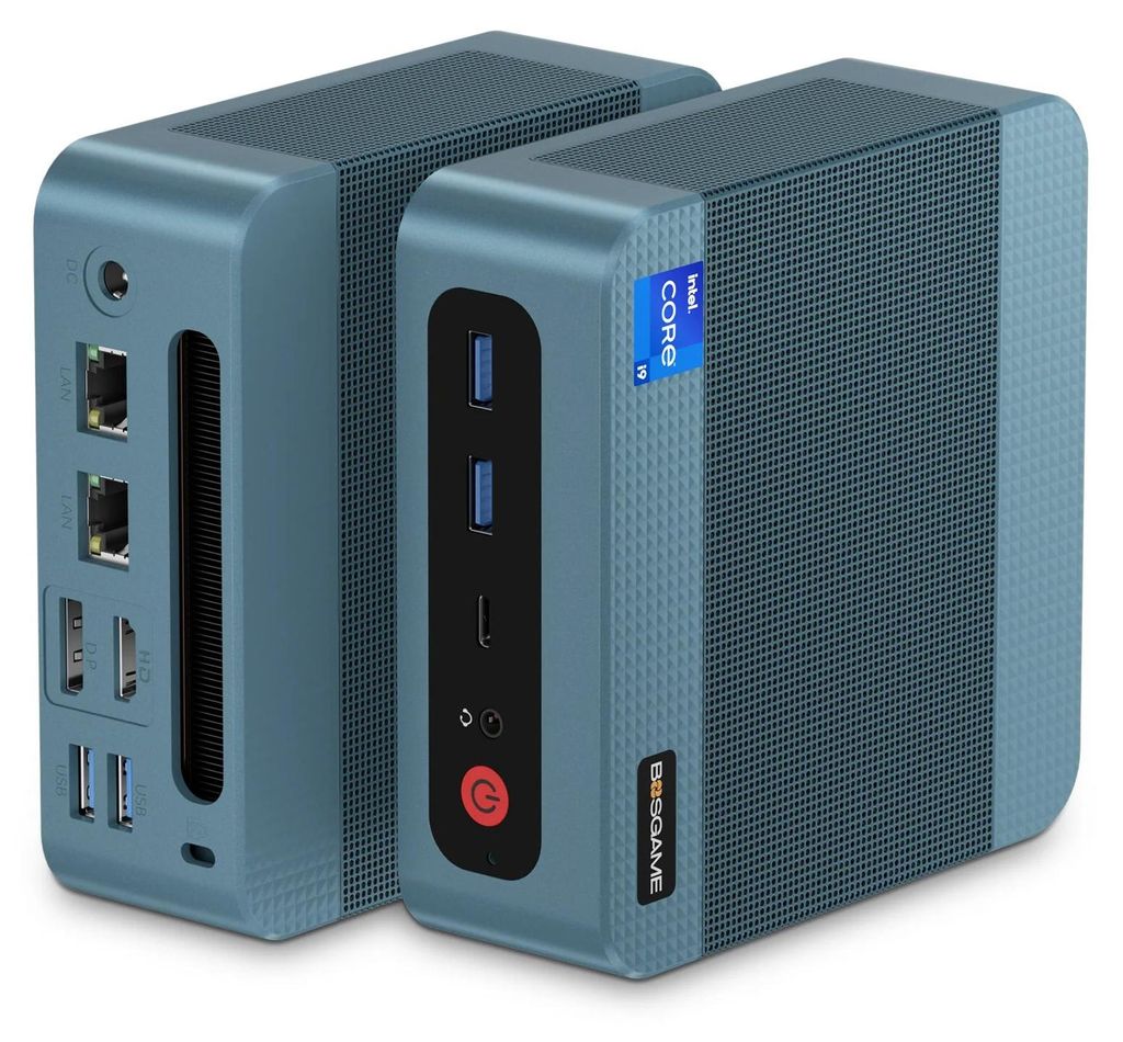 Bosgame P2 Pro Mini PC Intel Core i9-12900H 32GB DDR5 1TB SSD Thunderbolt 4 Dual 2.5G LAN Windows 11 Pro Desktop Workstation Computer - BuyPlugGo