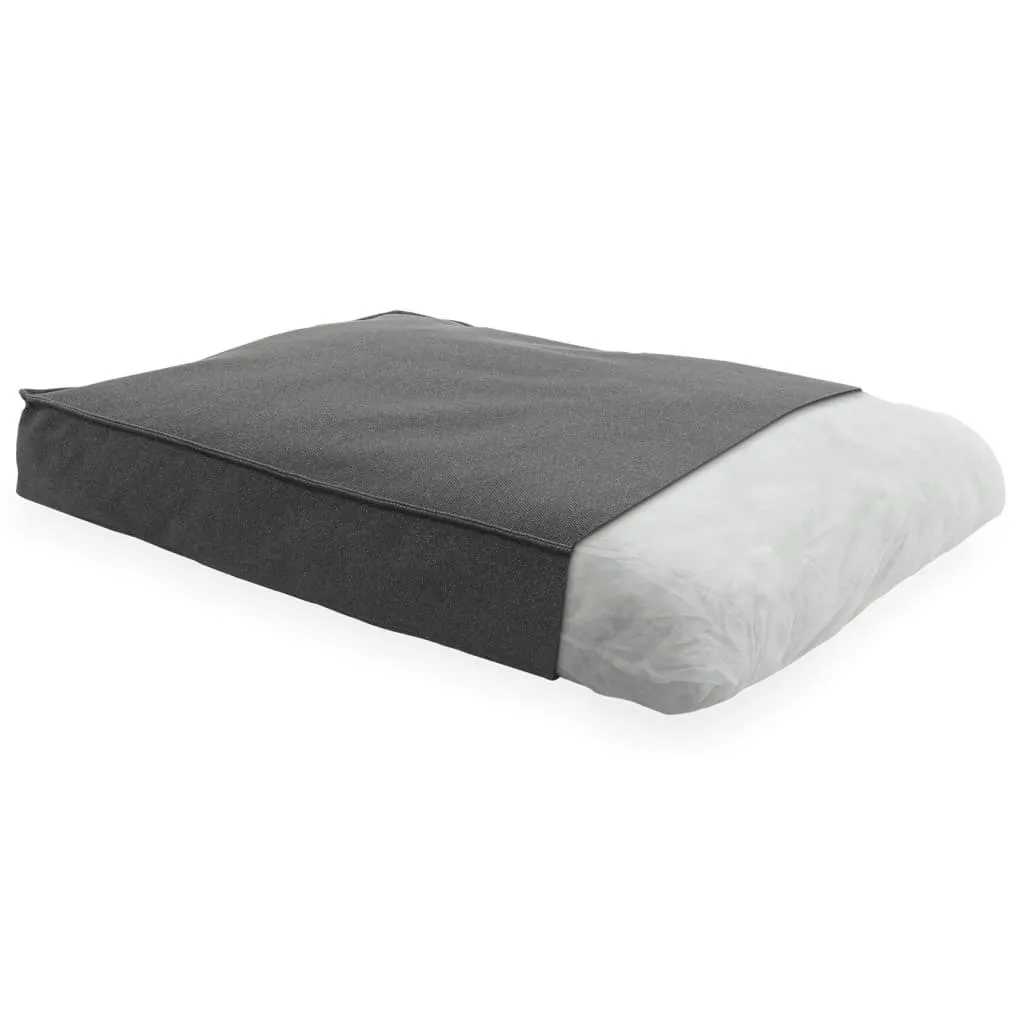 Madison Cuscino Outdoor Manchester 80x55x15 Grigio - Comfort per Cani