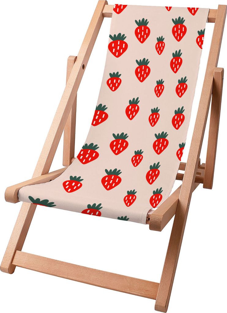 Dreamroots Kinder Liegestuhl klappbar Holz,bis zu 130 kg, Produktbild 