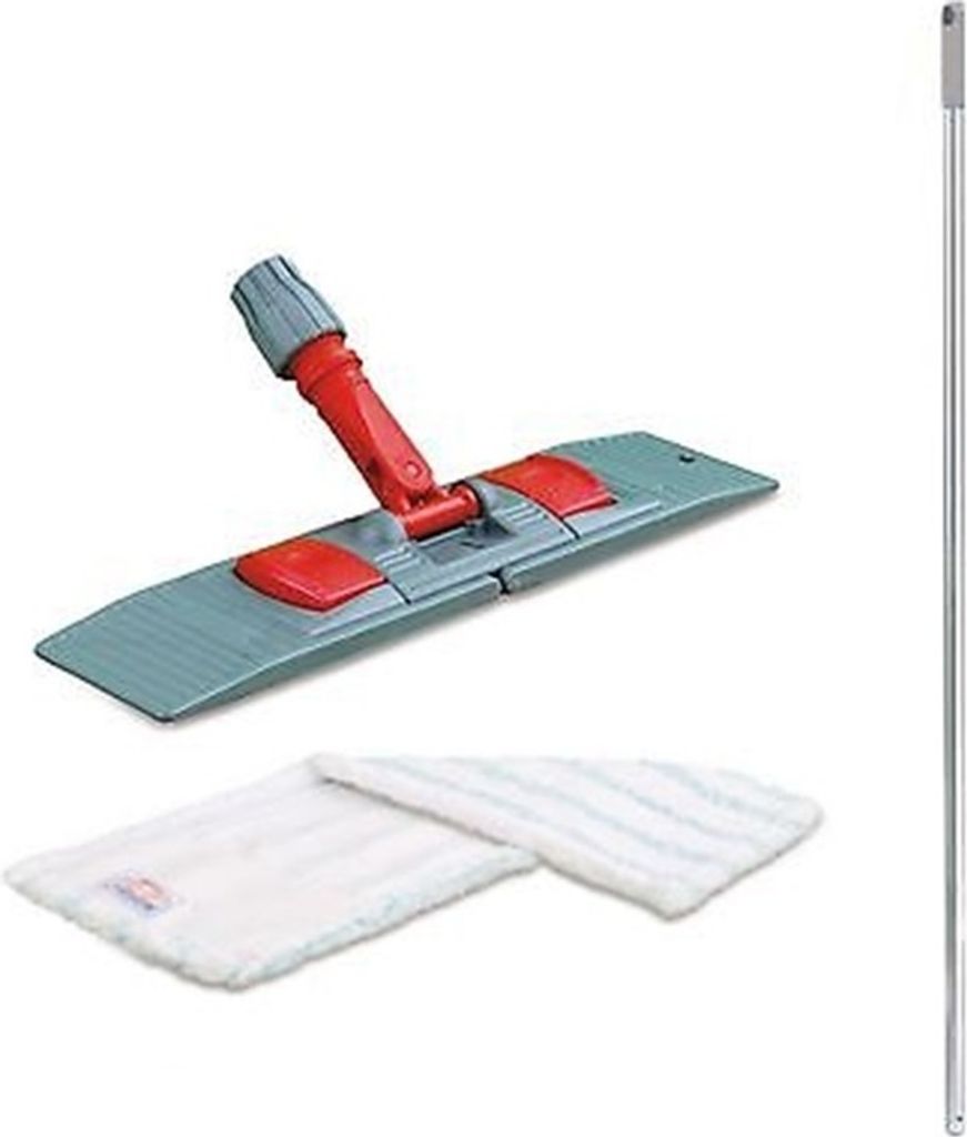 Set mit 1 Wischmopp "Premium" 50 cm Mikrofaser