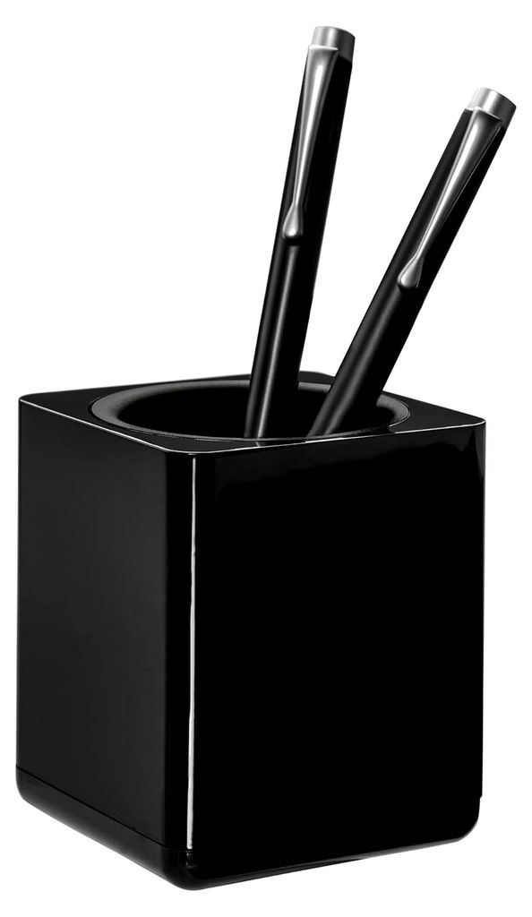 Stifteköcher i-Line CHROME, eleganter, hochglänzender Stiftehalter für den modernen Schreibtisch