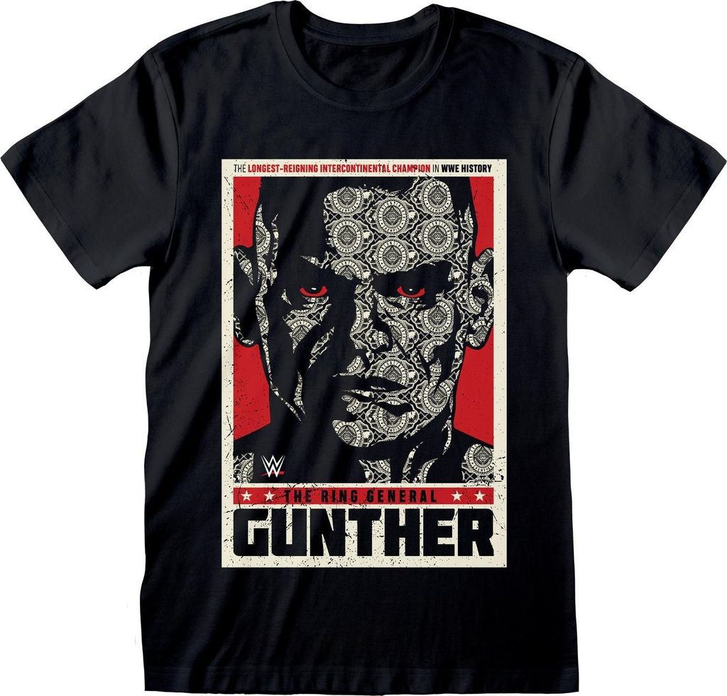 WWE T-Shirt Herren GUNTHER schwarz XXL