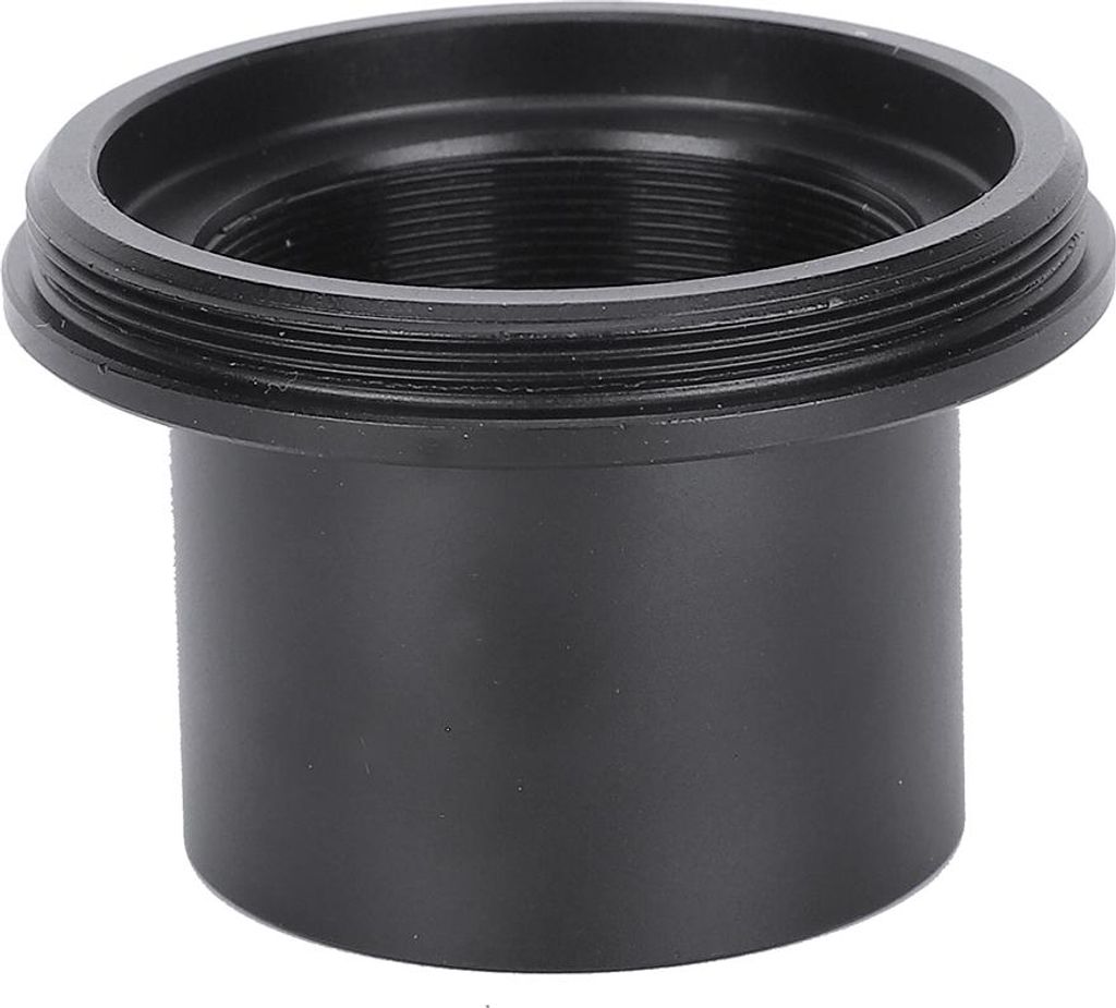 1,25 Zoll M42x0,75 Gewinde Astronomisches Teleskop T-Ring-Montageadapter Verlängerungsrohr Schwarz