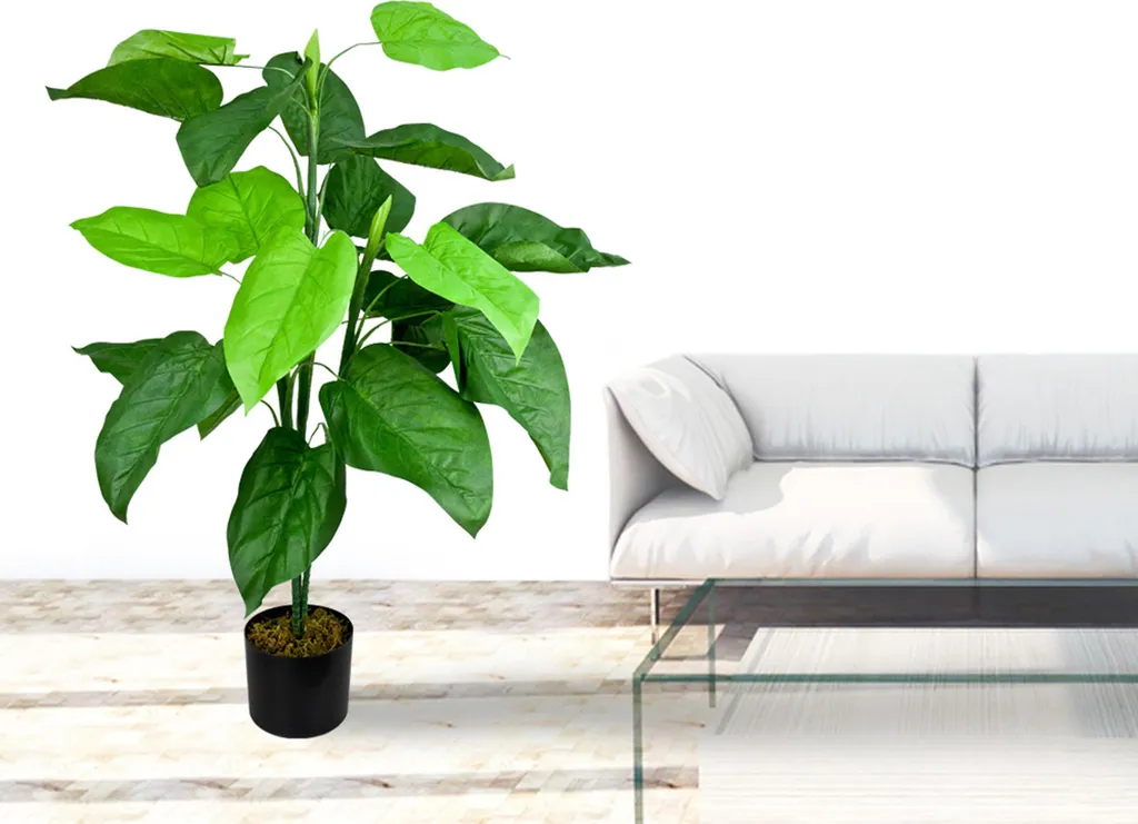 Decovego Taro Artificiale 85cm - Design Elegante per Ufficio e Casa - 3
