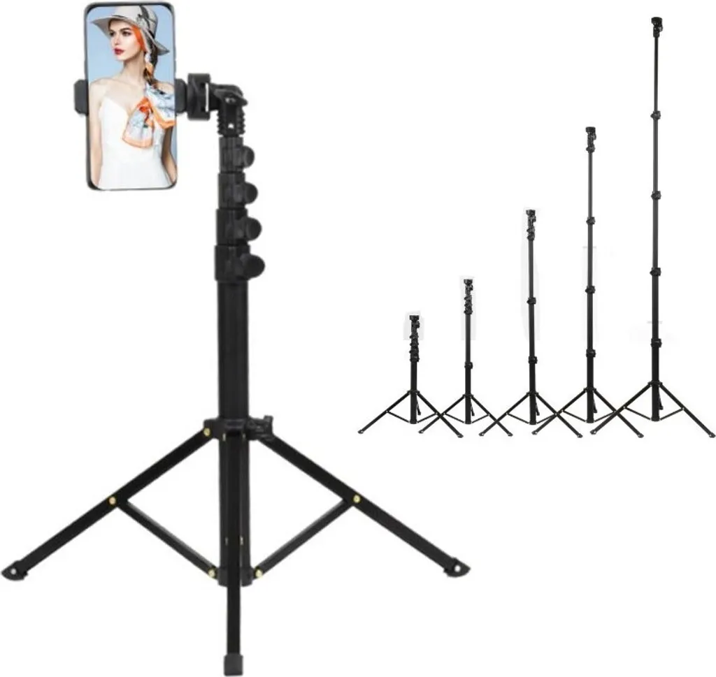 Treppiede Selfie Stick Con Telecomando Bluetooth – Estensibile Fino A 112 Cm – Per Smartphone