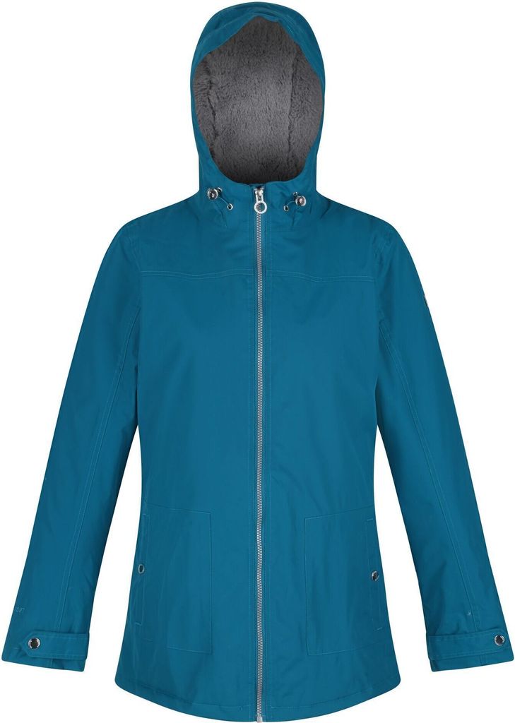 Regatta - "Bergonia II" Jacke, wasserfest mit Kapuze für Damen RG5432 (34 DE) (Blau)