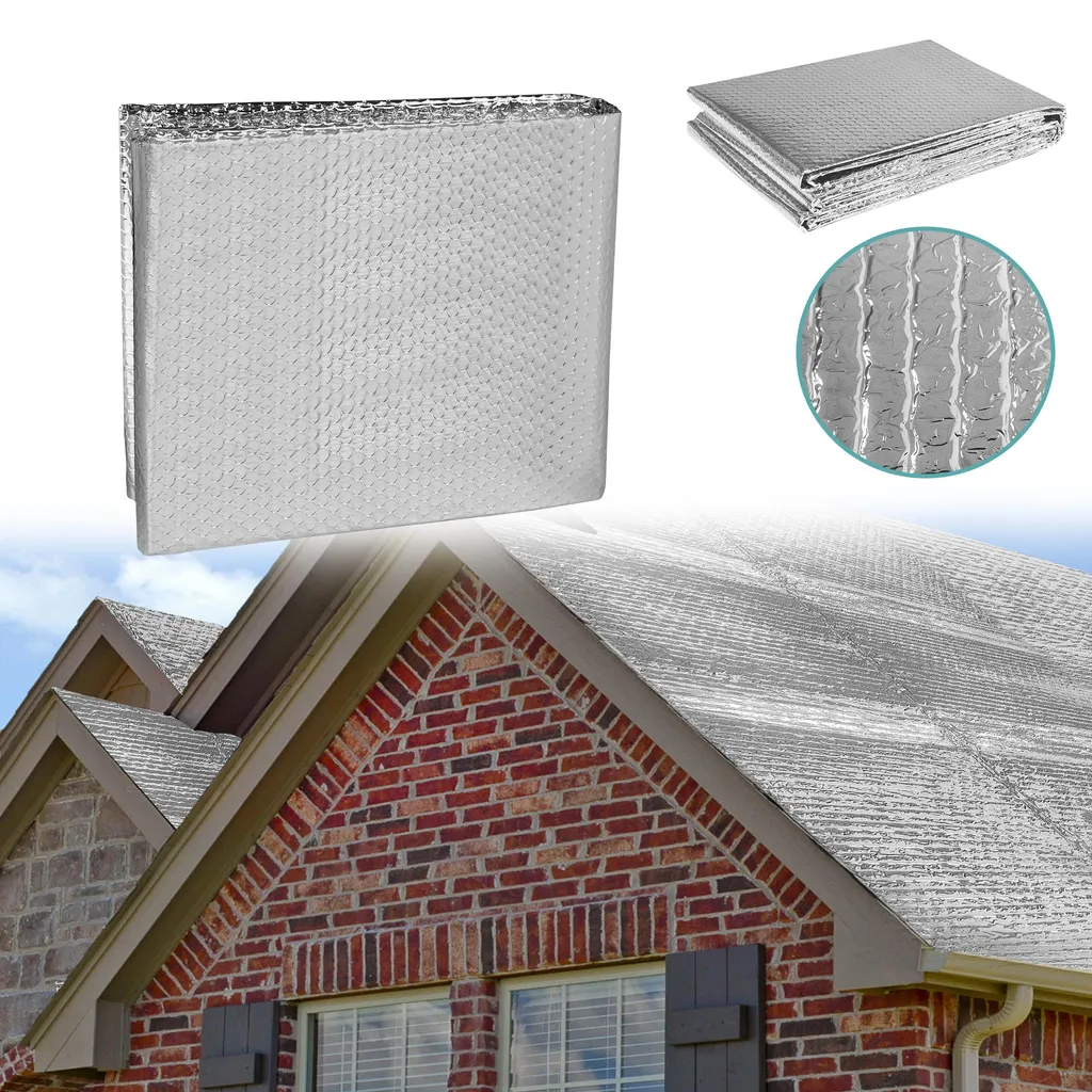 Isolant Mince Réflecteur en Rouleau : 6m² Film Aluminium 3-4 mm