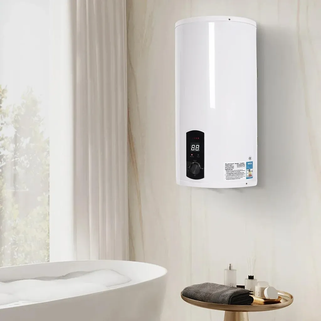 Chauffe-eau pour famille 120L - Solution murale verticale 2000 Watts - 8