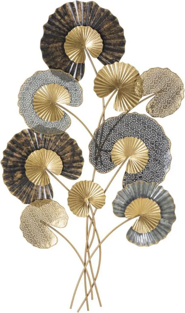 Décoration murale Ferro 63,5 x 109,5 cm en métal multicolore design