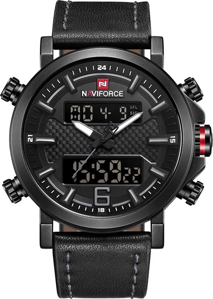 Montre NAVIFORCE Ryan Noire : Alliez Enfin Style Sportif et Élégance