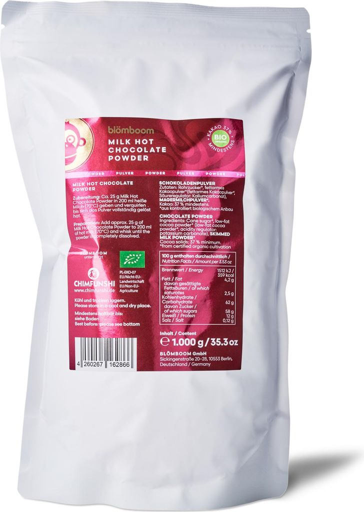 Blömboom - Milk Hot Chocolate Powder