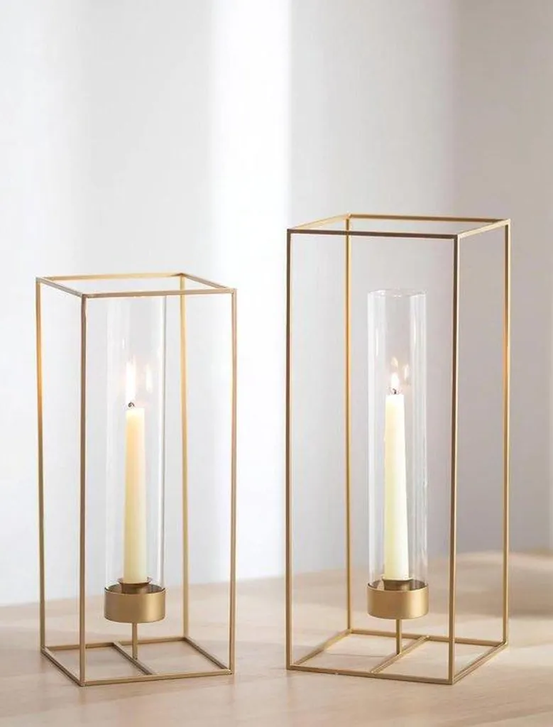 Lanterne d'extérieur en verre pour ambiance lounge terrasse et jardin