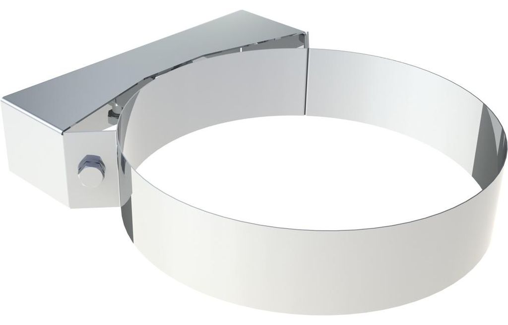 Jeremias DW-FU Kopfteil 500mm Edelstahl Wandhalter für doppelwandiges Abgassystem hohe Sicherheit flexible Anwendung