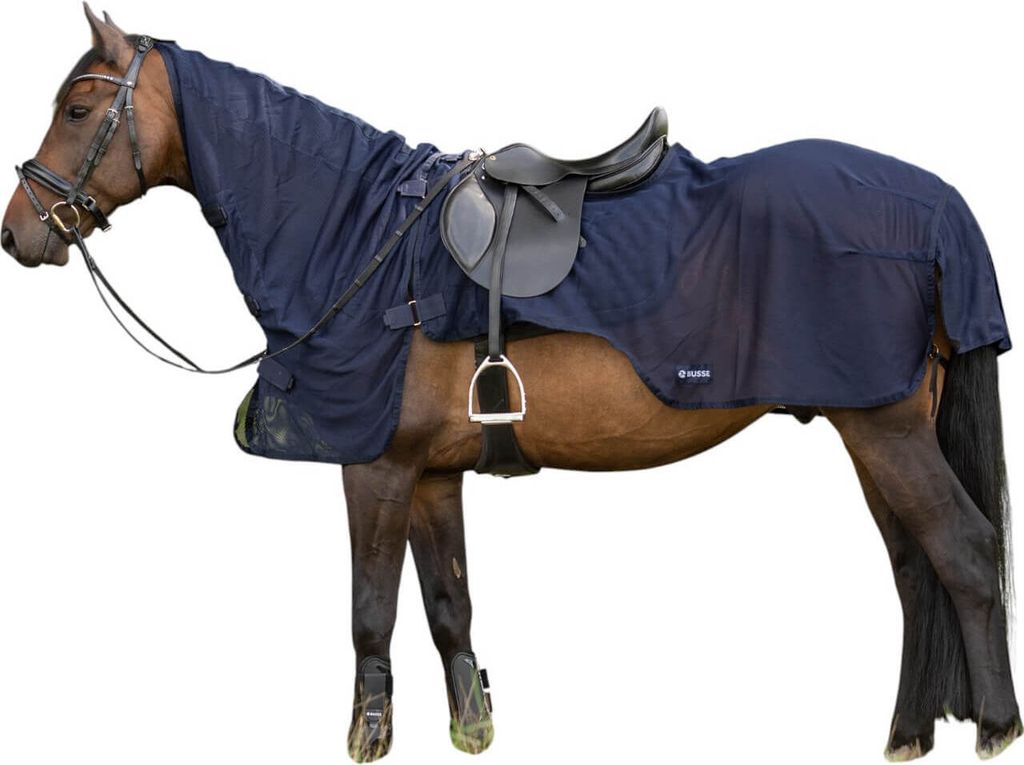 BUSSE Ausreitdecke Flexi Fly III Fliegendecke Navy 125