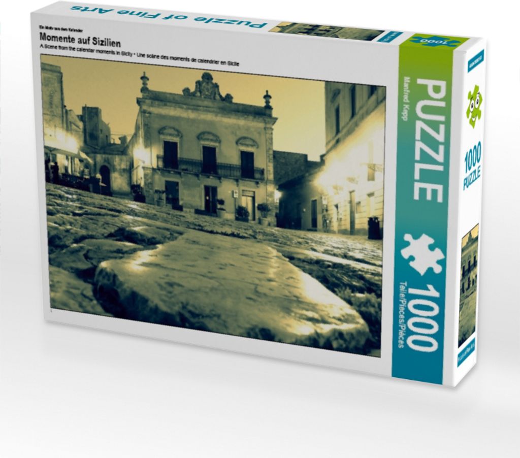 Calvendo Ein Motiv aus dem Kalender Momente auf Sizilien 1000 Teile Puzzle quer 640x480mm, Kepp Manfred; 7421081