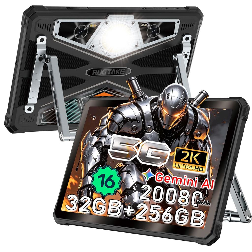 RUGTAKE T5 Pro 5G Outdoor Tablet Android 16 32GB+256GB Produktbild 