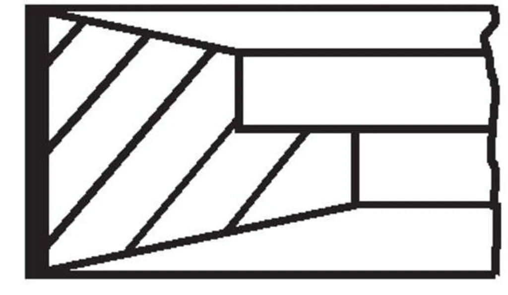 Segments de piston pour Mercedes-Benz Actros et Antos - Jeu complet