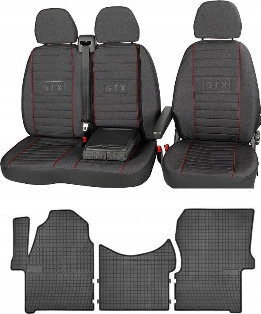 Satz Matten und Bezüge für MERCEDES Sprinter W906 2006-2016