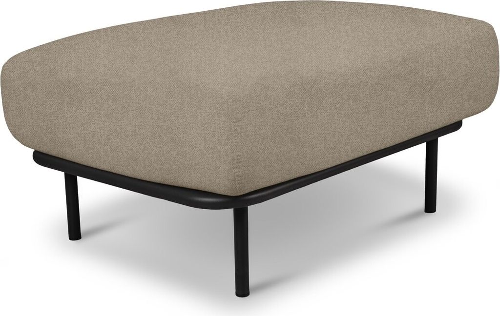 Outdoor Fußhocker Hocker Zuzu Gartenlounge Lounge 85x64 Beige