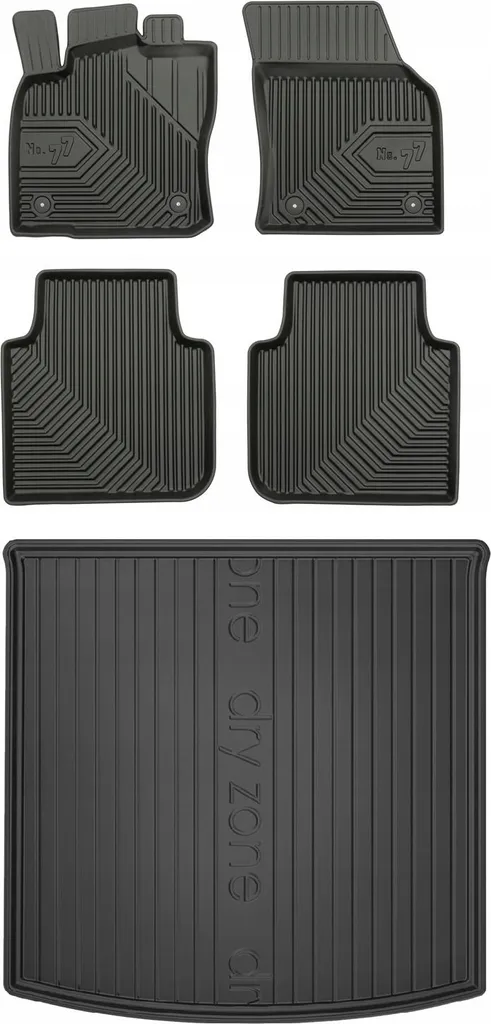 Tappetini All-Weather Skoda Kodiaq 7 Posti 2016-2024 - Kit BWB