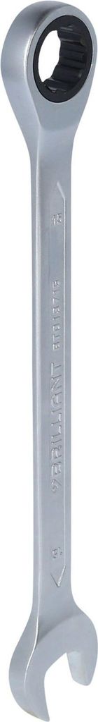 Brilliant Tools Ratschenringschlüssel, 15 mm, Rückschwenkwinkel 5°