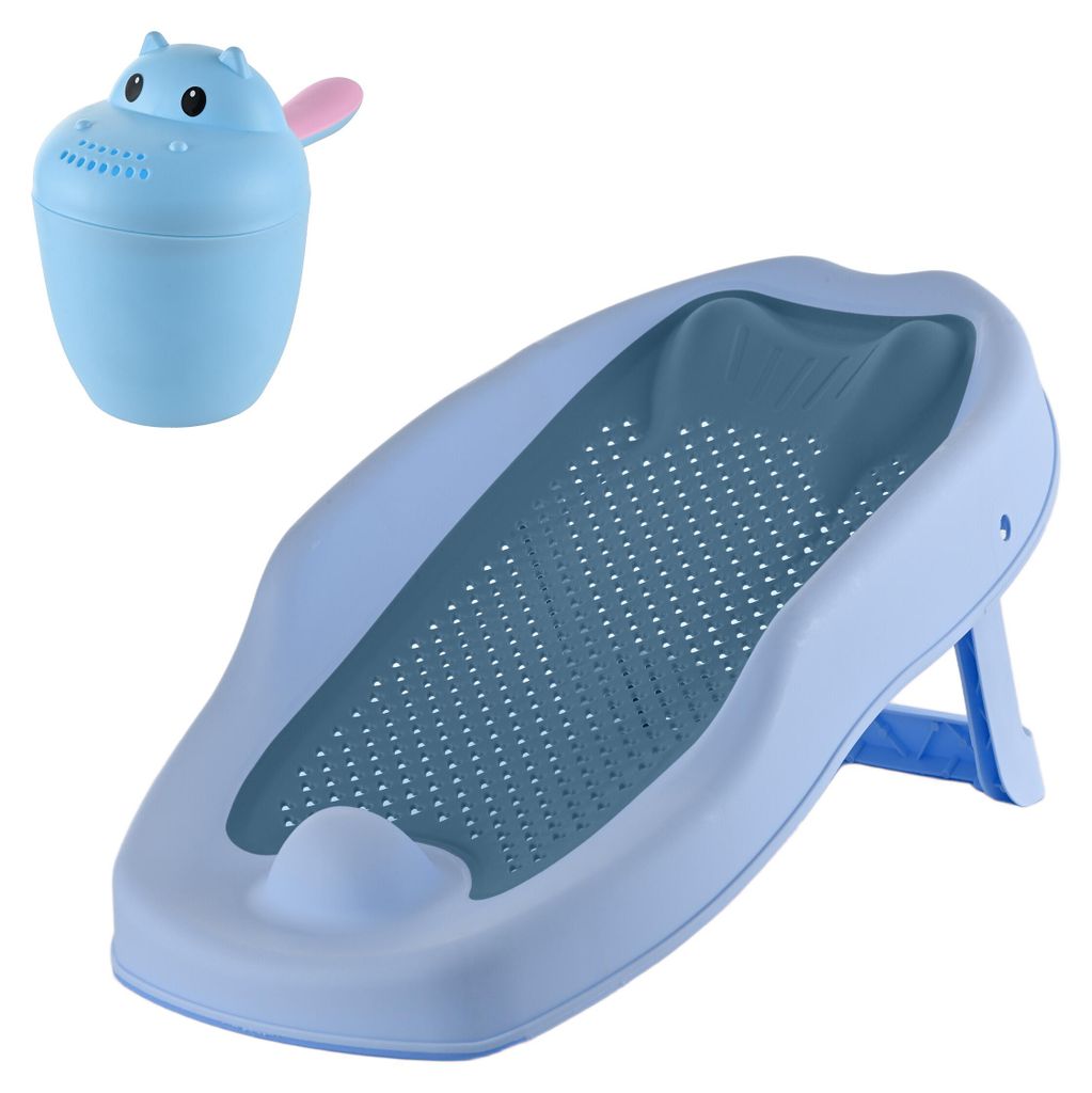 Set Relaxdays per il bagnetto del bambino, con bacinella Immagine del prodotto 