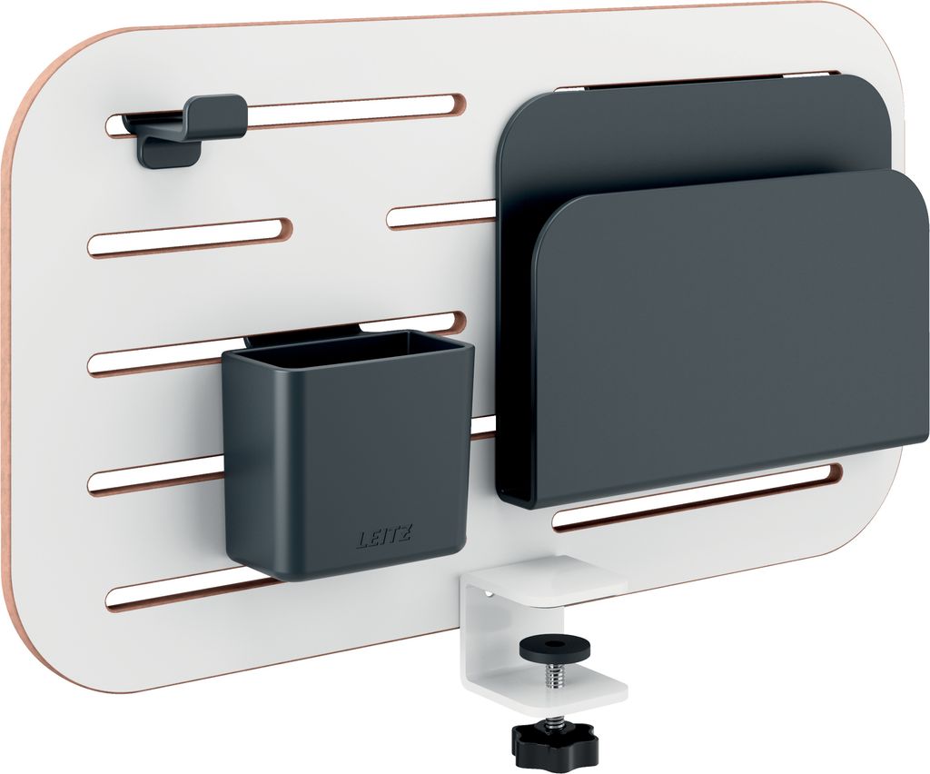 LEITZ Schreibtisch-Organizer 42x25cm Pegboard klein,Ergo,weiß