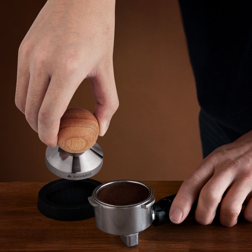 Navaris Espresso Tamper 51mm - Kaffee Stempel