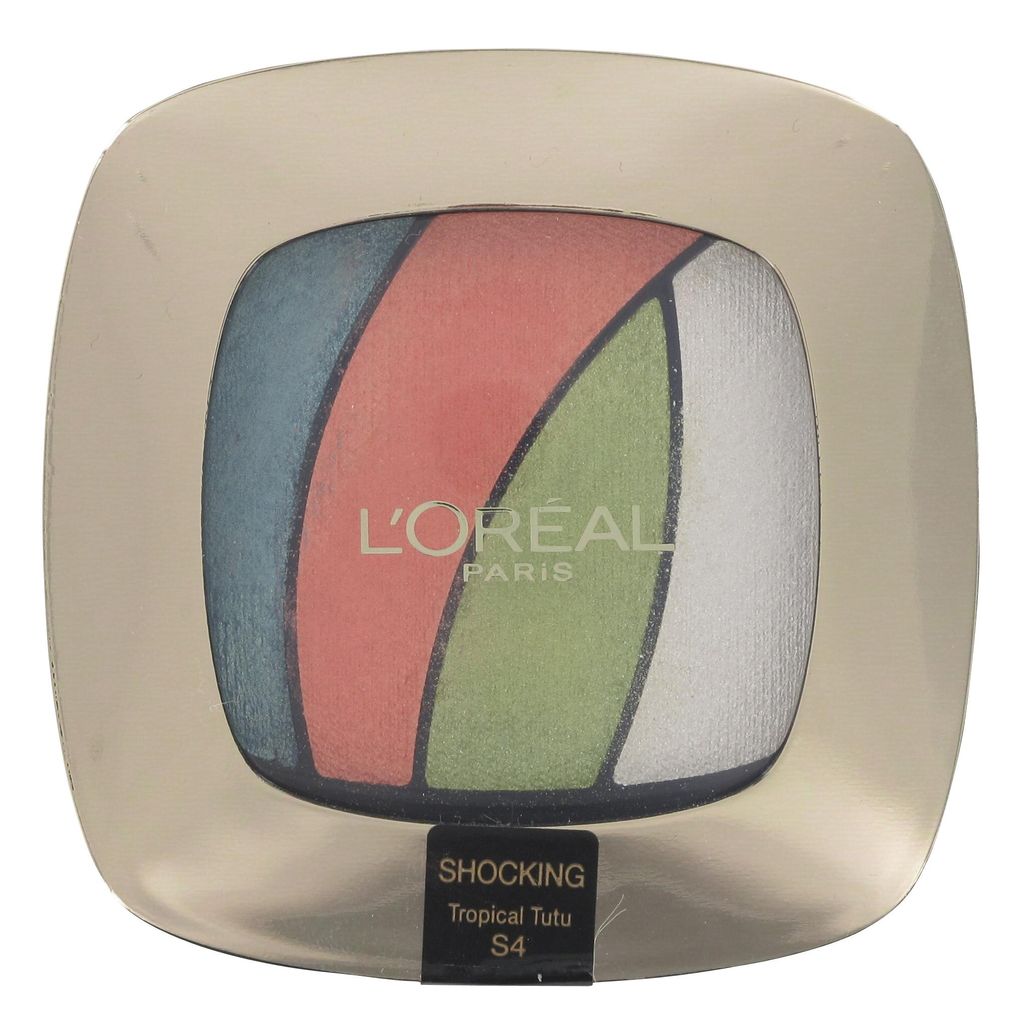 L’Oréal Paris Make-Up Designer Color Riche Les Ombres S4 Tropical Tutu, Mehrfarbig, Tropical Tutu, S4, 4 Farben, Italien, 67 mm