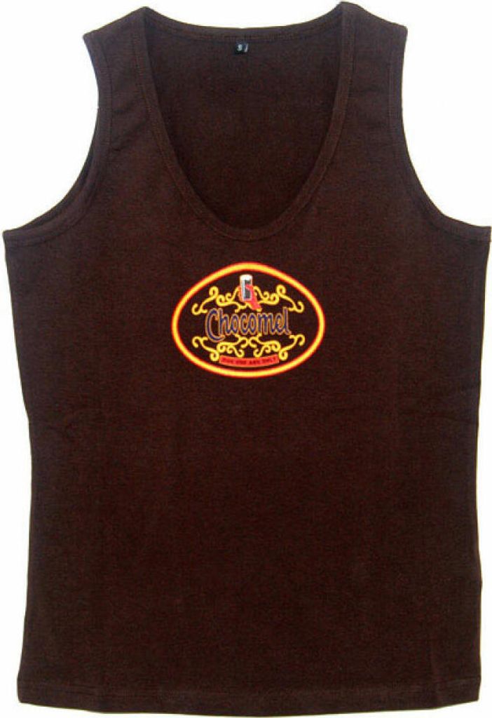 Tank Top für Frauen in braun mit Chocomel Logo in M, 38/40