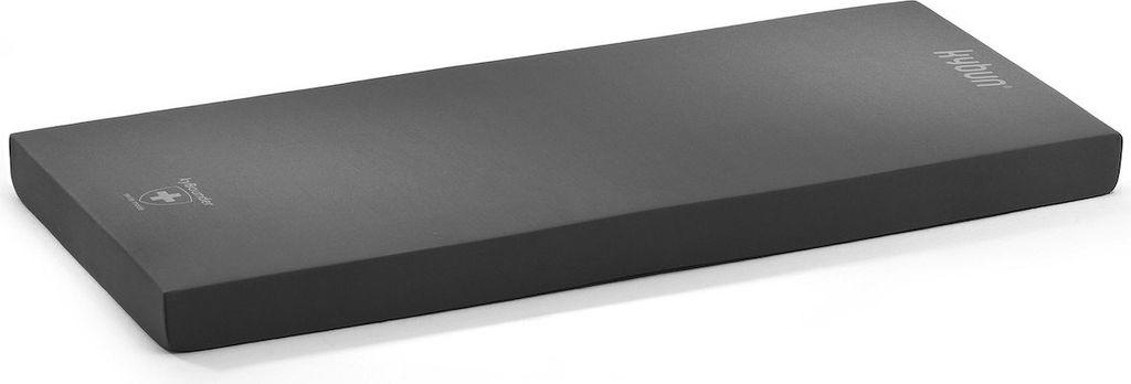 kybun Matte mit Stoffbezug 46 x 96 x 6 cm, anthrazit