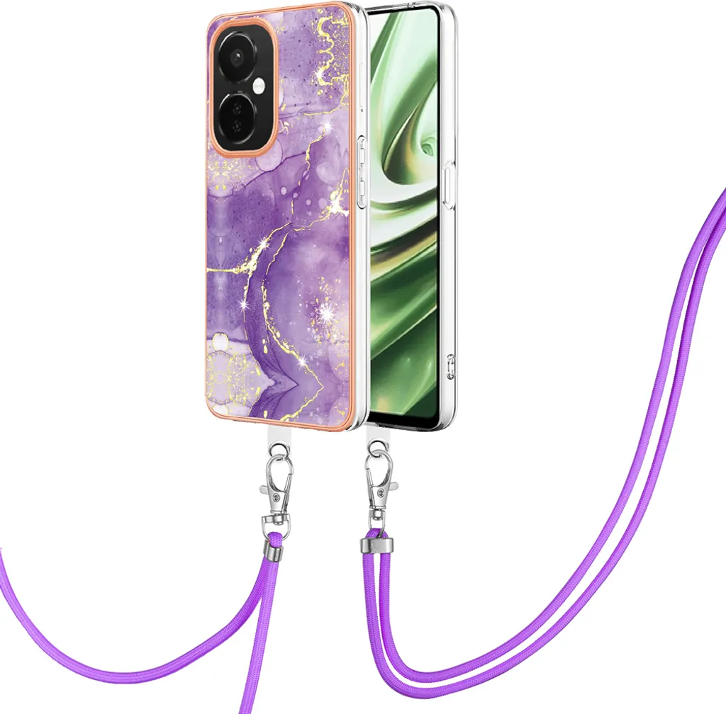 Cover con Laccio per OnePlus Nord CE 3 Lite | Protezione Viola