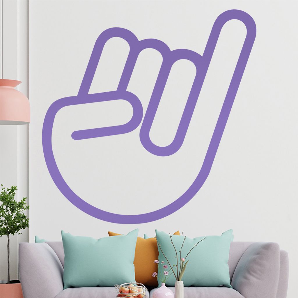 KIWISTAR Shocker Hand - French Tickler Kondom Wandtattoo in 6 Größen - Wandaufkleber Wall Sticker - Dekoration, Küche, Wohnzimmer, Schlafzimmer,...