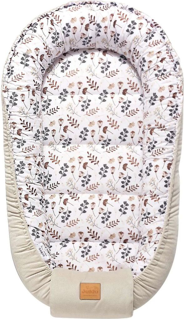 JUKKI® Baby Nestchen 100x55cm bis zu 9 Monaten SAMT [Boho Produktbild 3