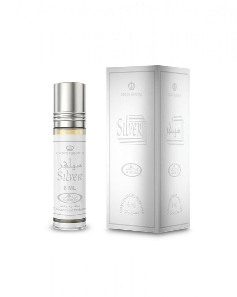 Al-Rehab Roll On Parfumöl SILVER 6ml Produktbild 